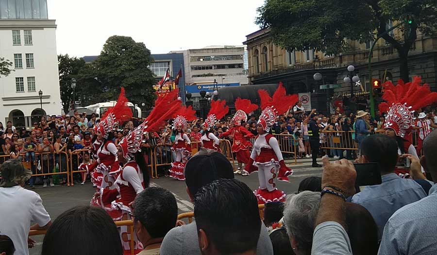 Expat Life Blog photo of dancing people in costumes