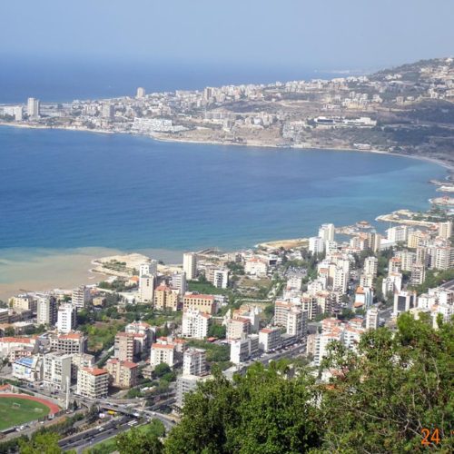 Expat Life Blog Travel Guide Lebanon Aerial view of the city near the ocean