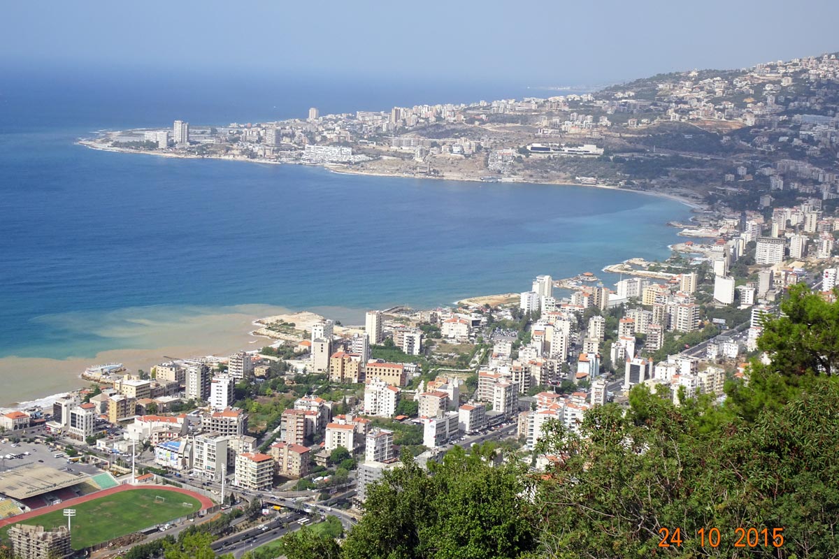 Expat Life Blog Travel Guide Lebanon Aerial view of the city near the ocean