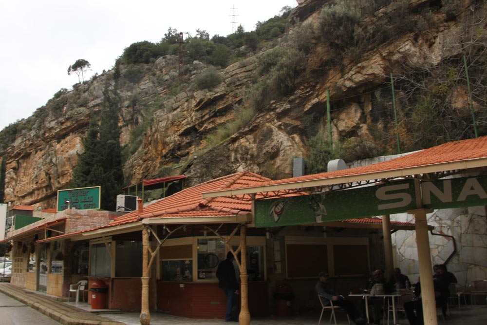 Expat Life Blog Travel Guide Lebanon photo of The small coffee shop and gift shop outside the grotto