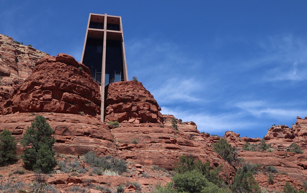 The Chapel of the holy cross in Sedona